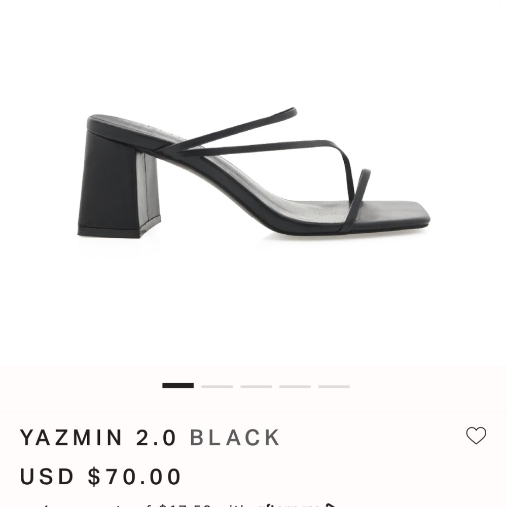 Black heels